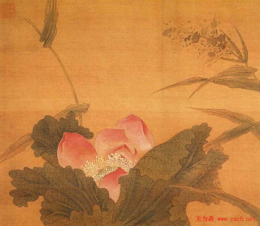 元 钱选 花鸟册页