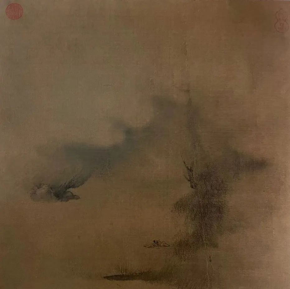 宋 梁楷《柳溪卧笛图》