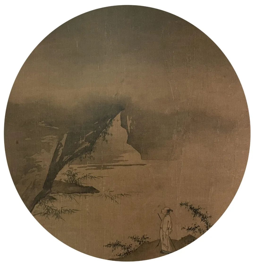  宋 马远《石壁看云图》