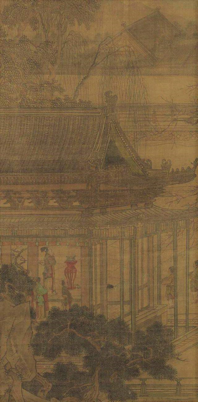 宋代 佚名《拜月图》