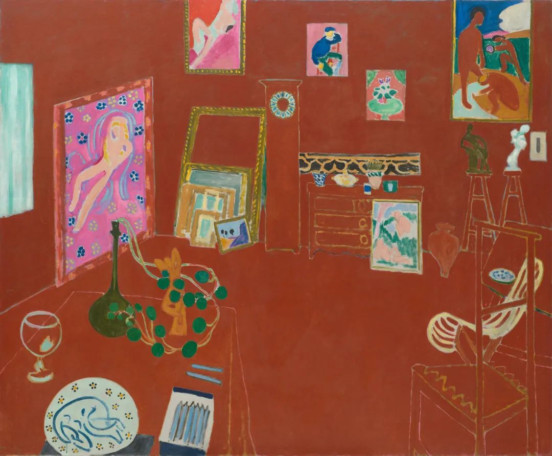  亨利·马蒂斯《红色工作室》（The Red Studio）