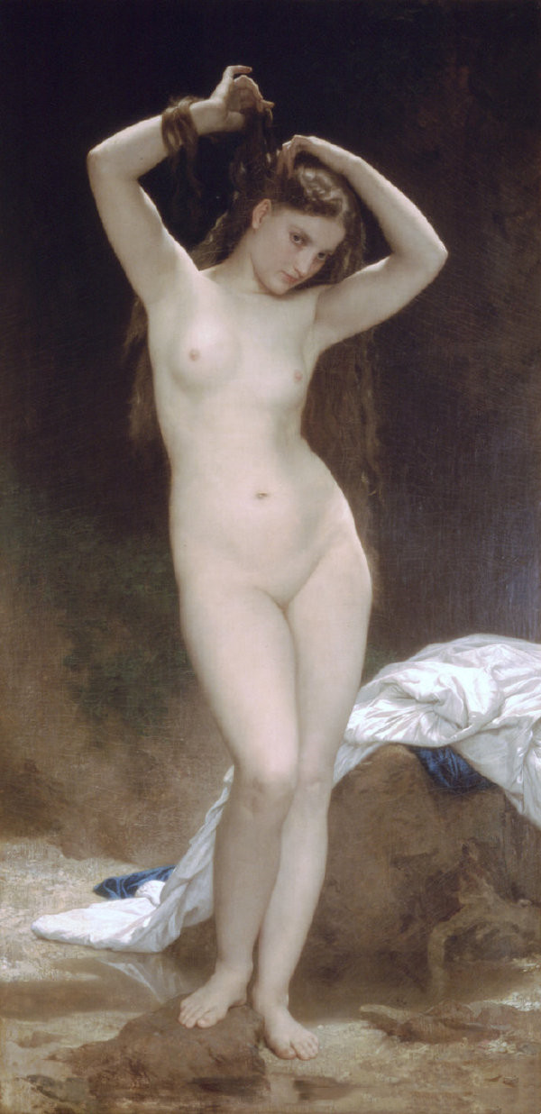 法国画家威廉·阿道夫·布格罗的唯美作品：浴女