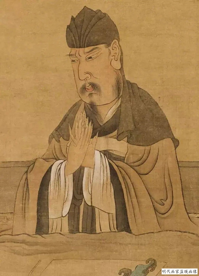 明.蓝瑛《秋山幽居图》卷