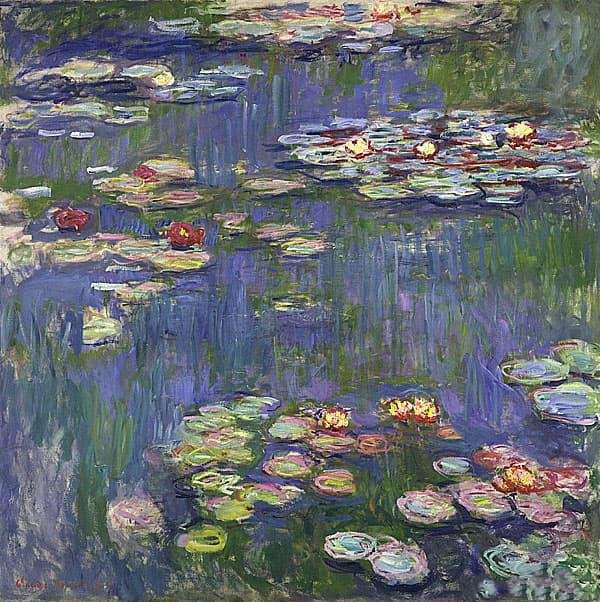 莫奈《睡莲》（Water Lilies）