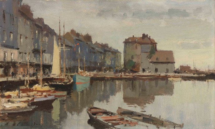 After rain, the basin, Honfleur R