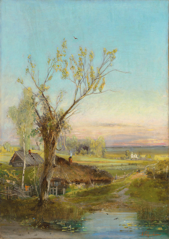Riverside village ​​
