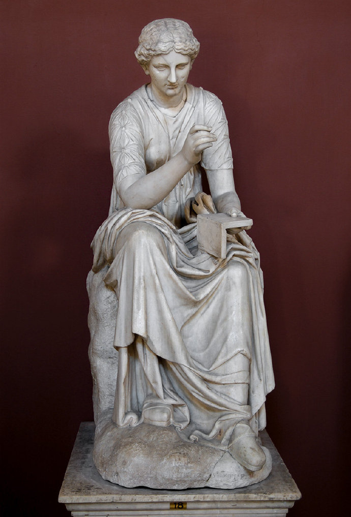 缪斯女神卡利俄珀，2世纪古罗马雕塑