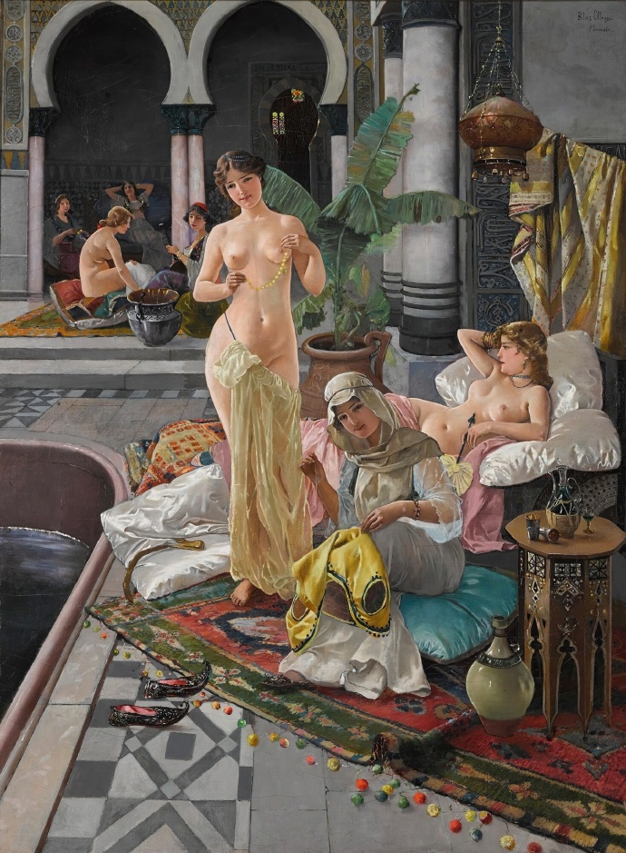 Blas Olleros y Quintana  《波斯浴场》