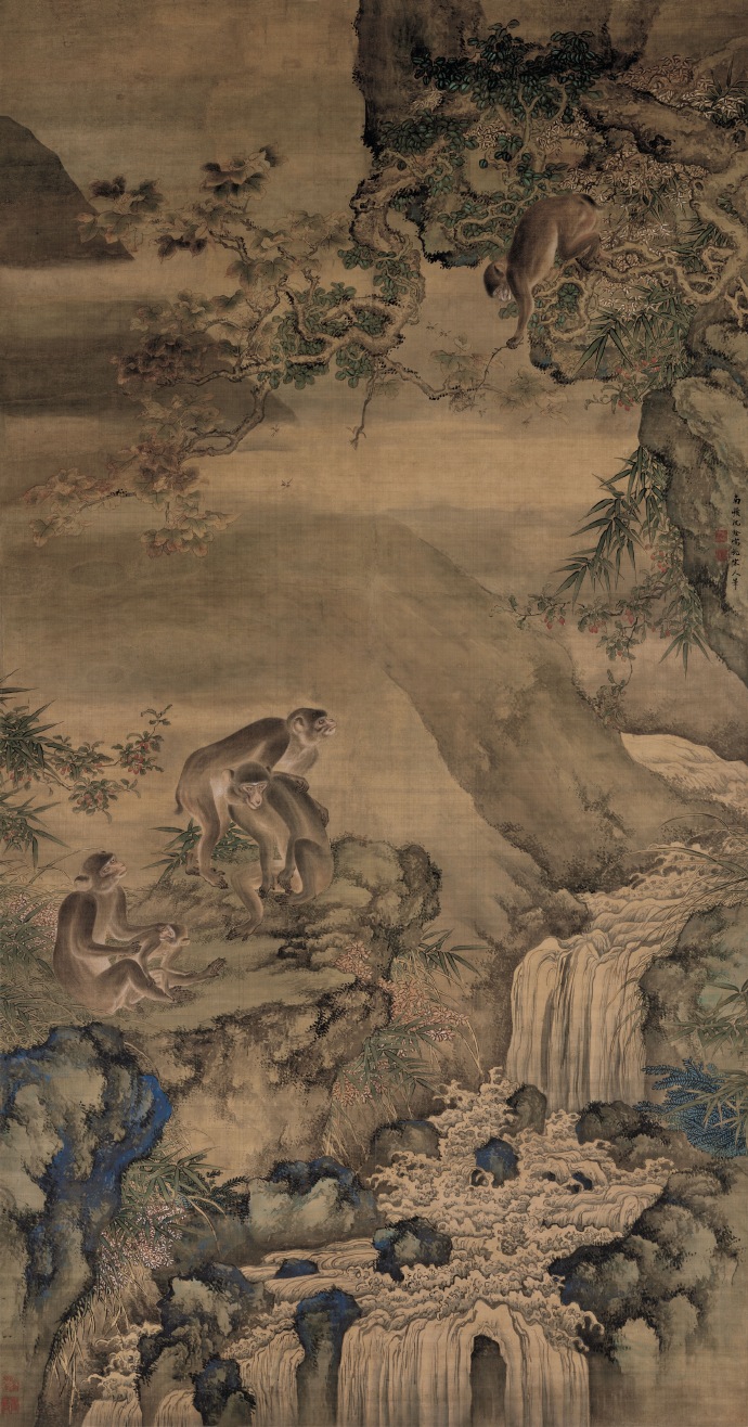 清 沈铨作品欣赏