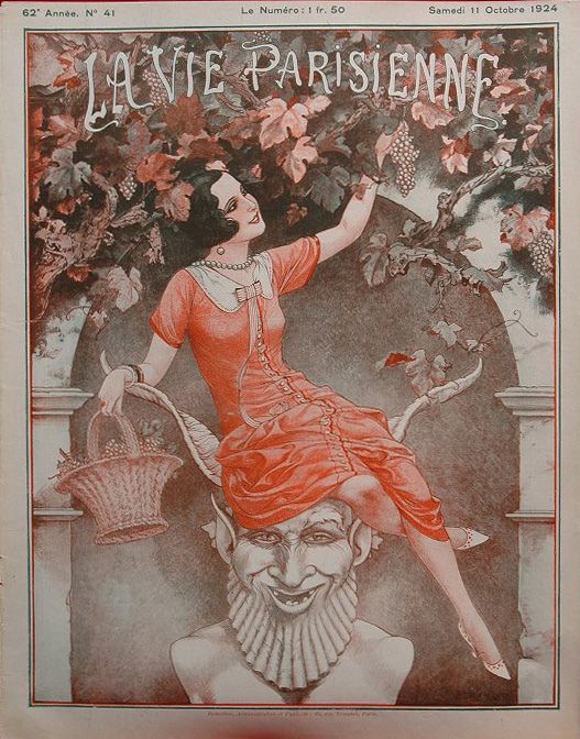 20世纪初期法国著名时尚杂志《La Vie Parisienne》中的微凉秋日