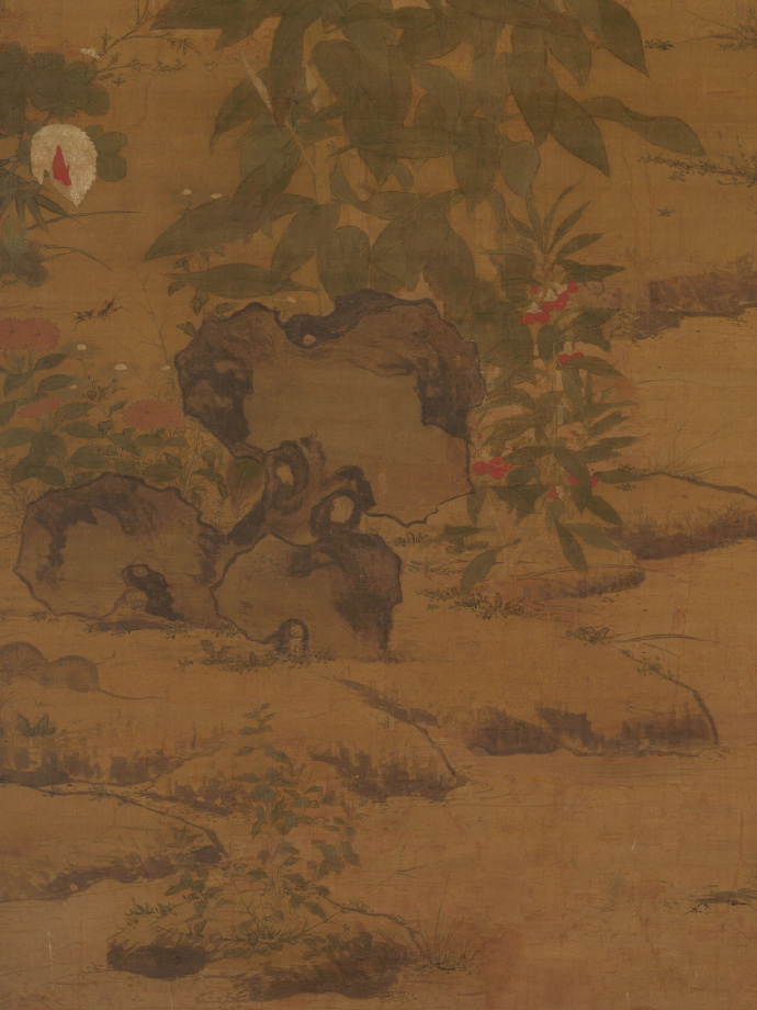 明 佚名《蝶花图》