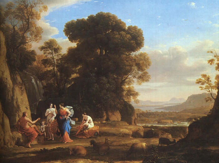 Claude Lorraine《Judgement of Paris》（帕里斯的