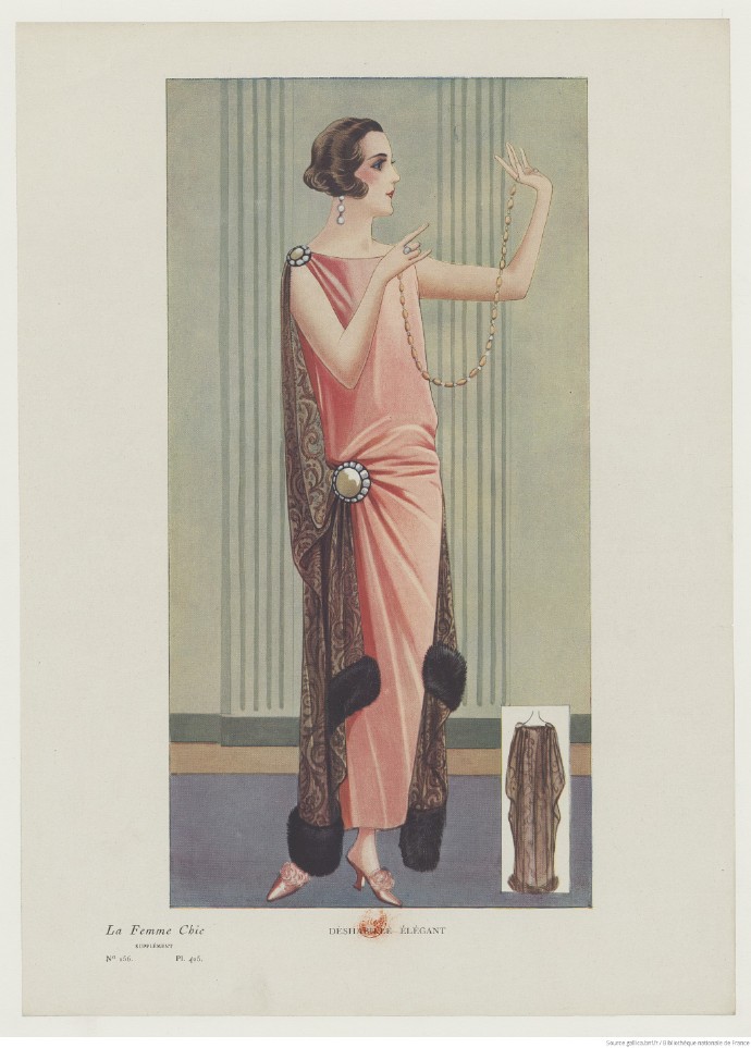 1924 La Femme Chic à Paris 时装插画