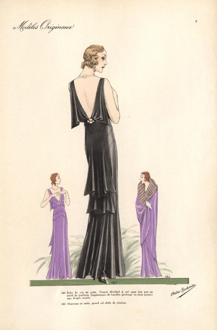 德国时尚期刊《Beaux Arts de Modes》1930年代时尚女装图鉴