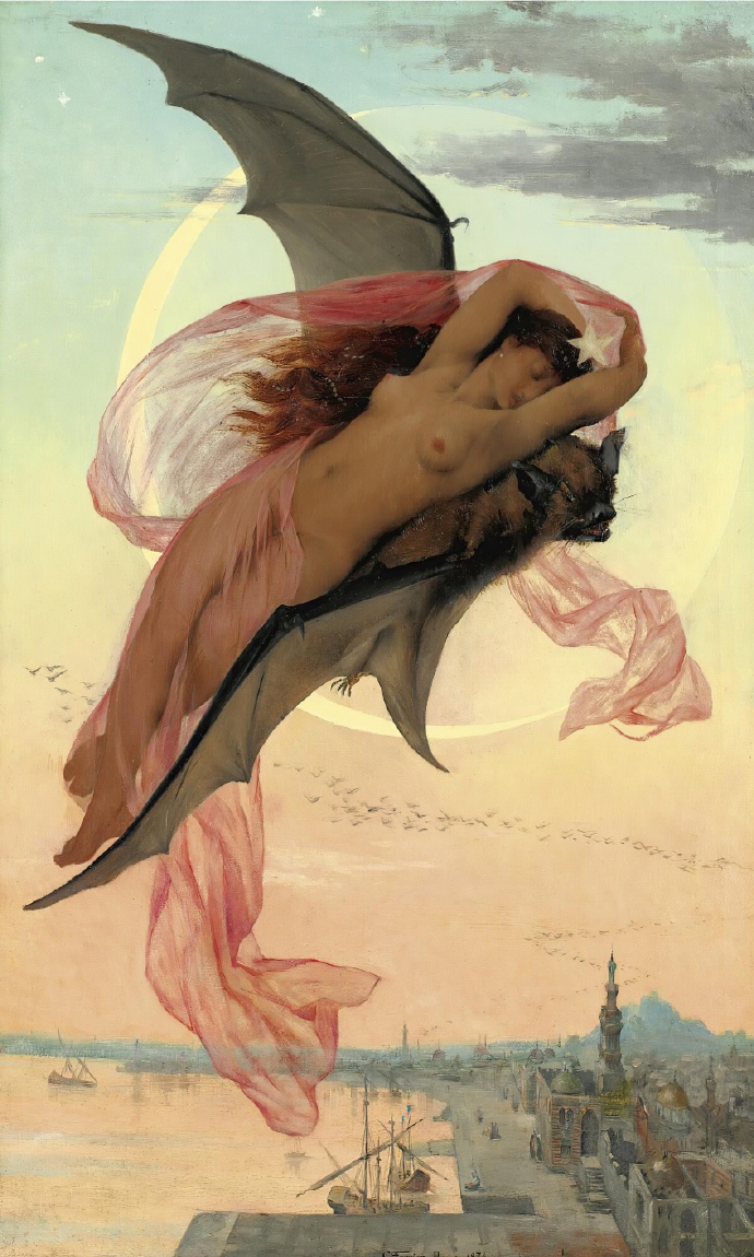 Gabriel Ferrier《月光下的梦》（Moonlit Dreams ）