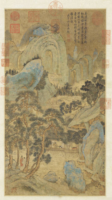 元·赵孟頫《山水图》