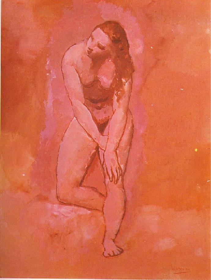 Pablo Picasso毕加索的Rose Period/玫瑰时期作品