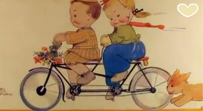 Disey《A Bicycle Built For Two》（两人骑的自行车）
