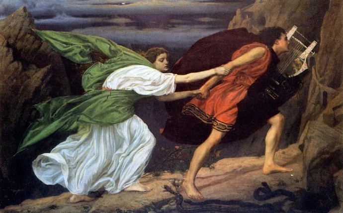  古希腊神话中，俄耳甫斯(Orpheus)