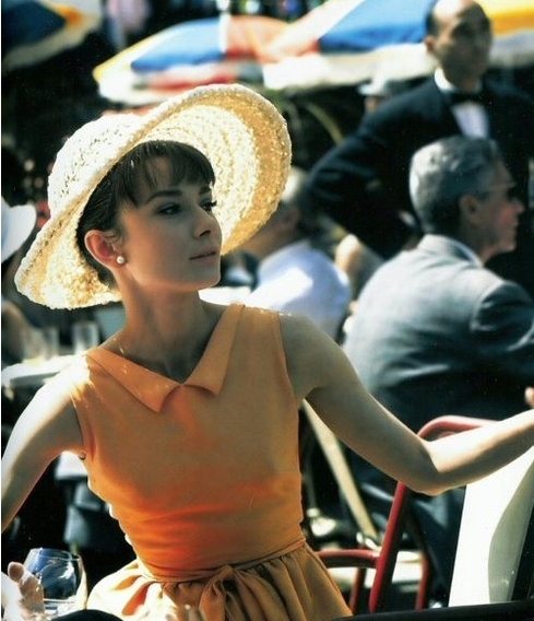 戴帽子的Audrey Hepburn（奥黛丽·赫本）