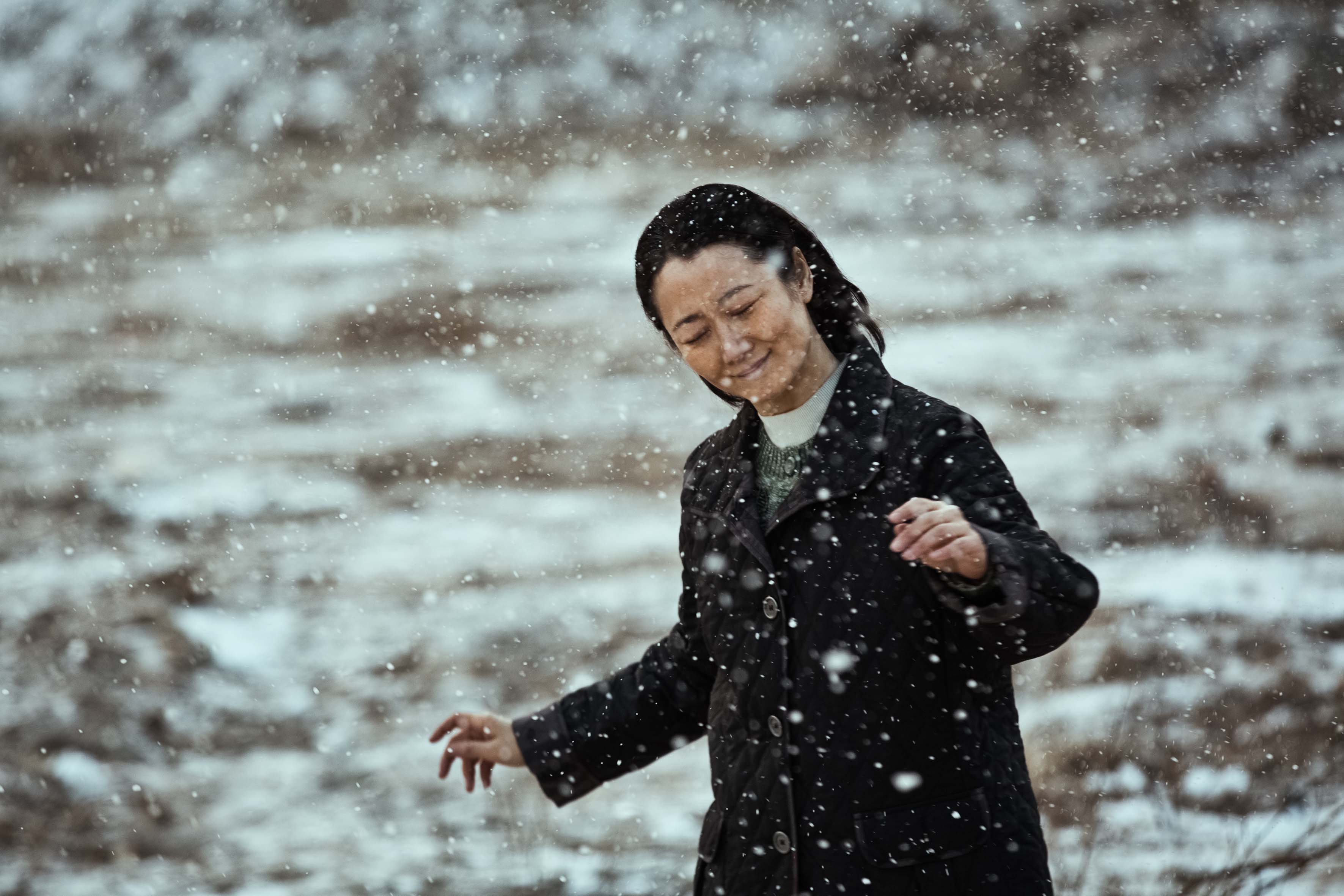 电影《山河故人》结尾赵涛雪中独舞