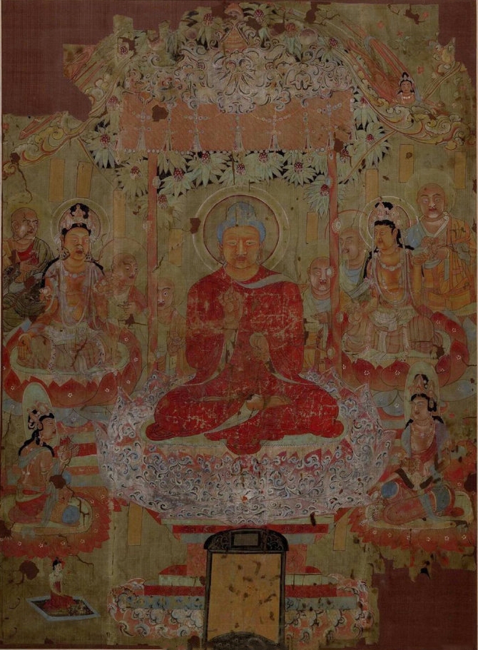 《树下说法图》