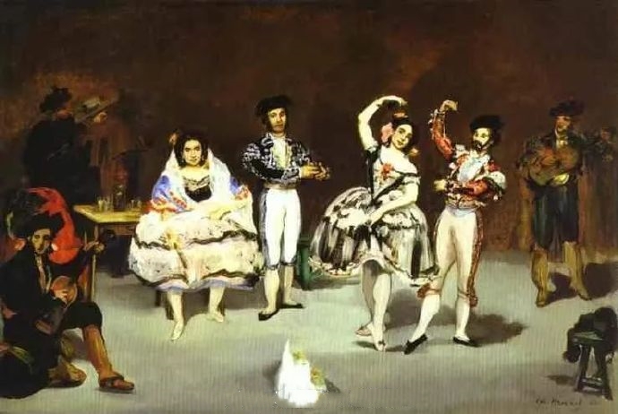 爱德华·马奈《The Spanish Ballet》（西班牙芭蕾）
