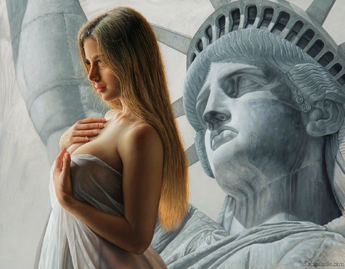 画家 Omar Ortiz人物绘画作品(一）