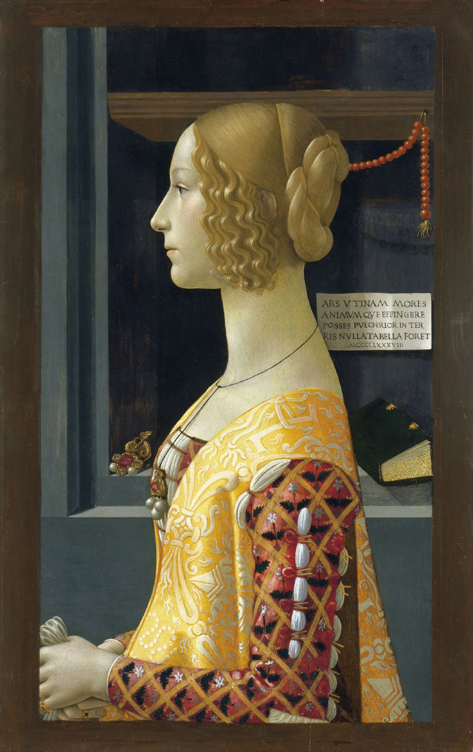 Domenico Ghirlandaio《乔凡娜·托尔纳博尼的肖像》