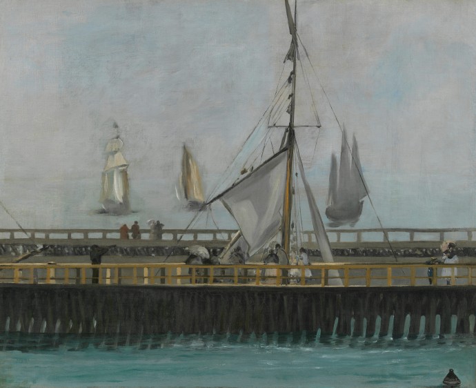 梵高《De Pier Van Boulogne-sur-Mer》（滨海布洛涅码头