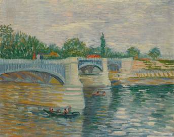 梵高《De Brug Bij Courbevoie》（库尔贝瓦大桥）