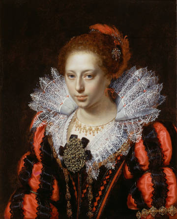 Paulus Moreelse《一位年轻女士的肖像》