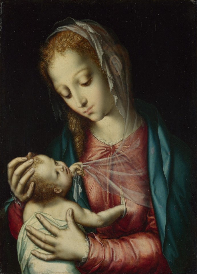 路易斯·德·莫拉莱斯《The Virgin And Child》（圣母子）