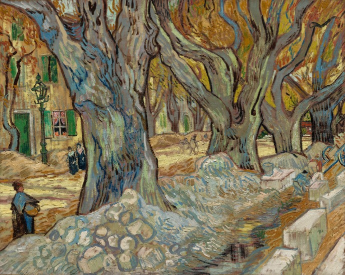 Vincent Van《The Large Plane Trees》（大梧桐树(