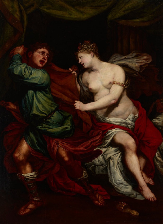 GIOVANNI BATTISTA LANGETTI《约瑟和法老卫队长的妻子》