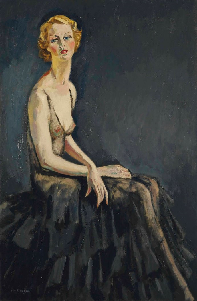 基斯·梵·邓肯（Kees van Dongen作品Erna Carise小姐肖像