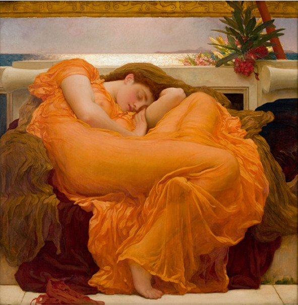 弗雷德里克·雷顿《Flaming June》（燃烧的六月）