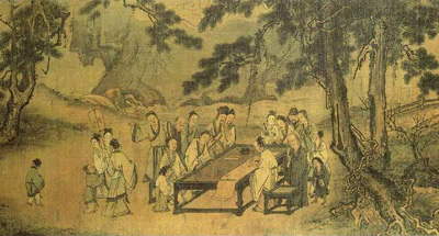 观赏不尽的西园雅集图