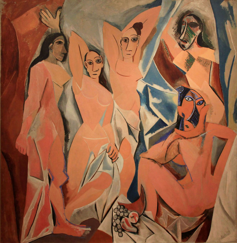 毕加索《Les Demoiselles D’Avignon》（亚威农的少女）
