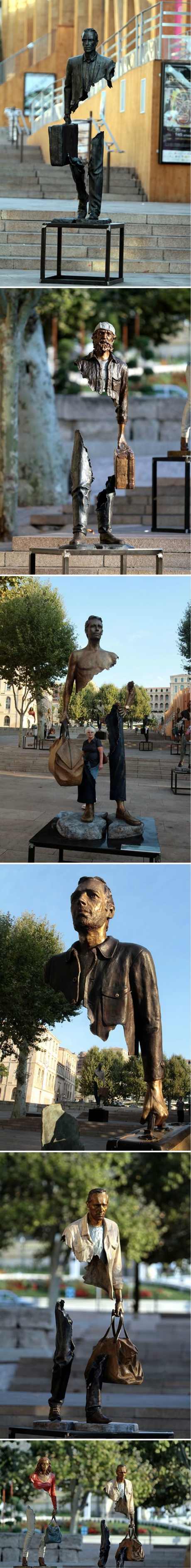 法国艺术家Bruno Catalano10尊不同的雕塑