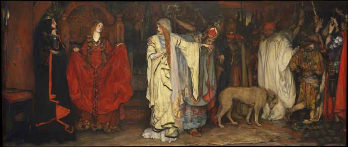 埃德温·奥斯汀·阿贝(Edwin Austin Abbey《李尔王第一幕第一场