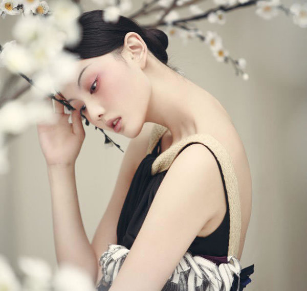 优雅、温婉、清新、绝美的桃花妆