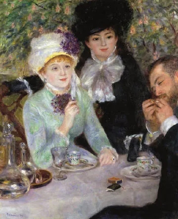 Renoir《午餐后》