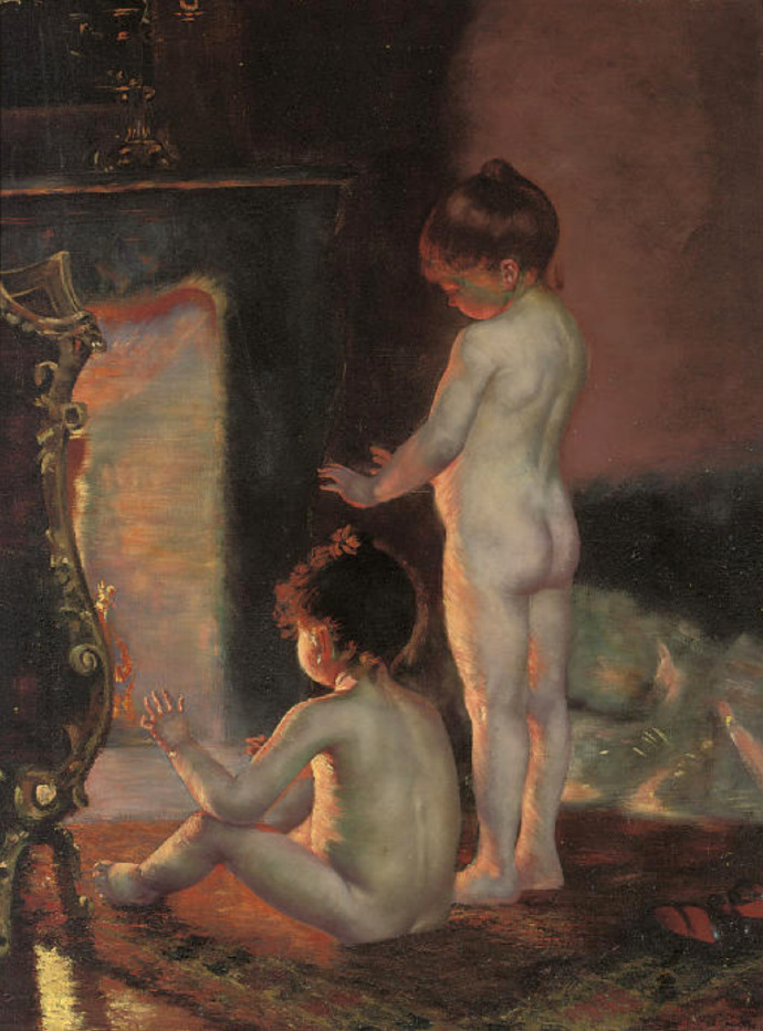  《洗澡后》