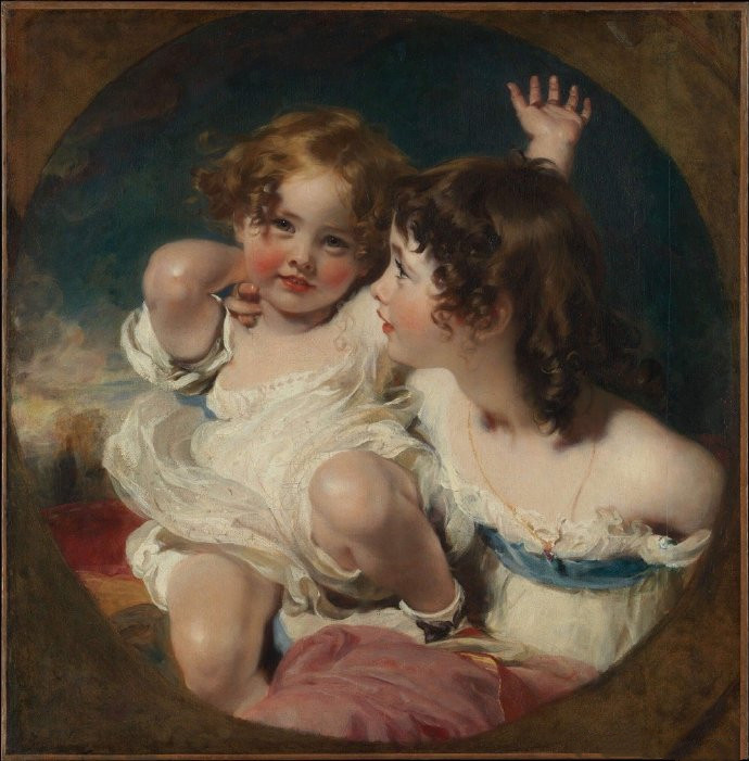 托马斯·劳伦斯《The Calmady Children》（卡尔马迪家的小孩）