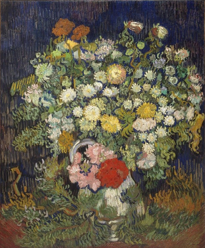 梵高《花瓶中的花束》（Bouquet Of Flowers In A Vase）