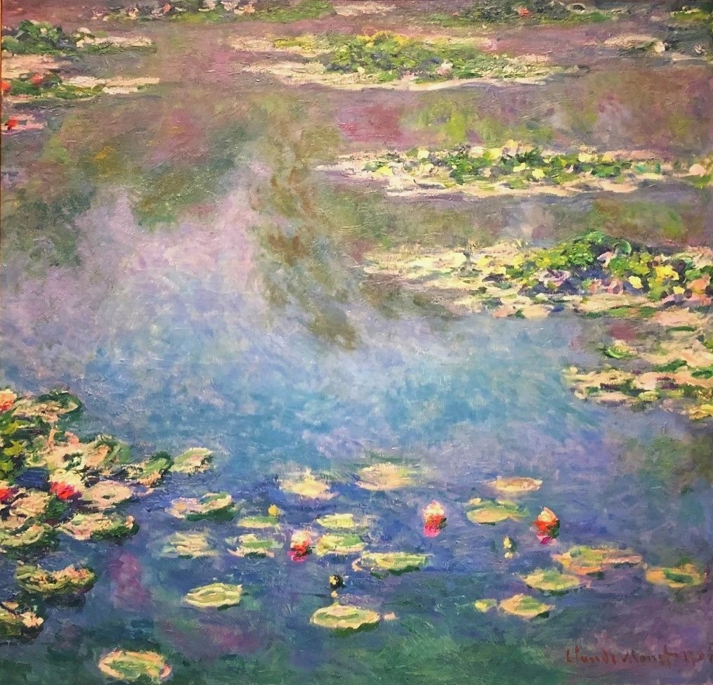 莫奈晚年作品睡莲 (Water Lilies)欣赏