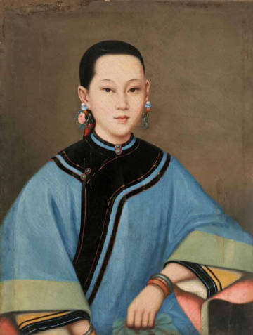 19世纪广州外销画市场中的油画肖像画