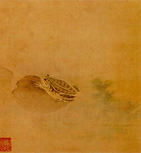 明孙隆《花鸟草虫图》《花石游鹅图》