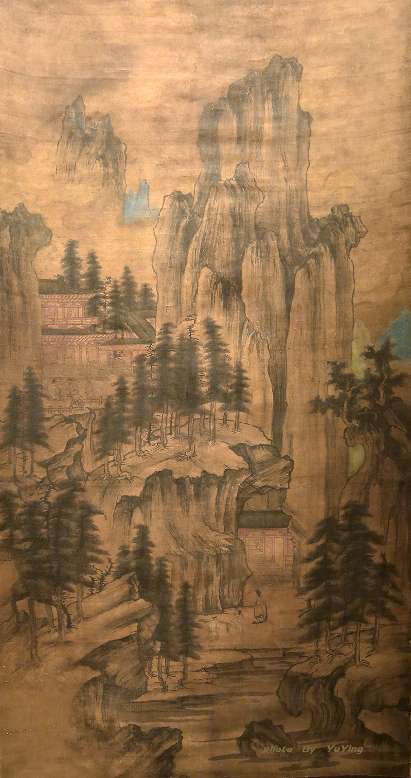 辽代《山弈候约图轴》